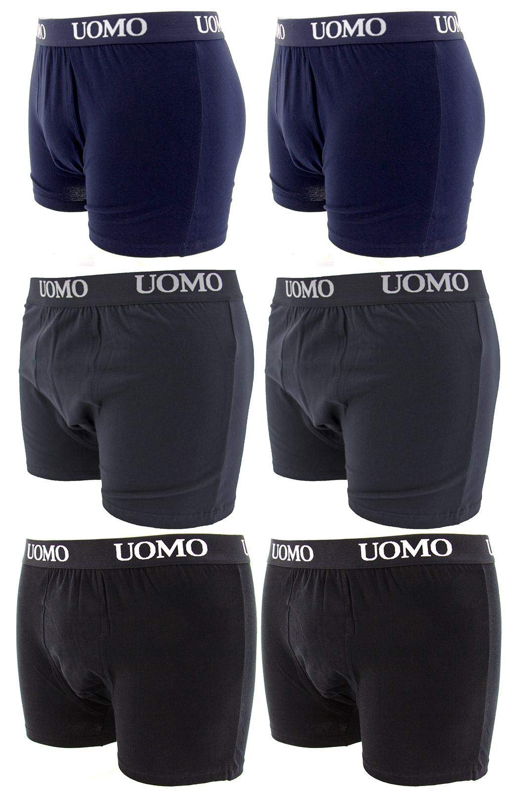 DIM Ecodim Colorama Boxer Uomo In Cotone Elasticizzato, Confezione Da 6, Stile Classico