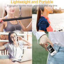 Carica l'immagine nel visualizzatore di Gallery, Lettore MP3, Lettore Musicale con Scheda SD da 32 GB, Lettore MP3 Bambini Portatile Lossless Sound con Radio FM/Registratore Vocale/Video/E-Book (Cuffie, Cavo USB inclusi) bianca