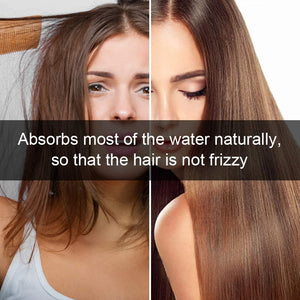 3 Asciugamani Capelli In Microfibra - Turbante Anti-Crespo Con Bottoni | Rapido Assorbimento Per Donne E Bambini - Foto 9