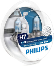 Carica l&#39;immagine nel visualizzatore di Gallery, Philips 12961NBVB2 WhiteVision Effetto Xenon W5W Lampada Auto, Blister Doppio