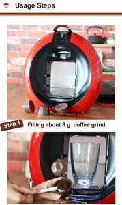 3 Capsule per caffè riutilizzabile RICARICABILE RECARGABLES DOLLCE GUSTO + 4# - Ilgrandebazar
