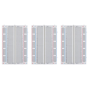 Elegoo 3PCS Breadboard con 400 Punti, 4 Linee di Set 3 (400 points X 3) - Ilgrandebazar