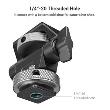 Carica l&#39;immagine nel visualizzatore di Gallery, (Aggiornato) SMALLRIG Cold Shoe Supporto per Monitor Supporto per Monitor Regolabile Girevole e Inclinabile con Perni di Posizionamento Rimbalzanti per Monitor da 5&quot; e 7&quot; - 2905B