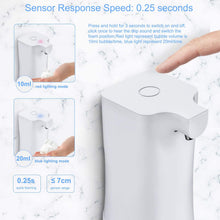 Carica l'immagine nel visualizzatore di Gallery, SPLAKS Dispenser Sapone Automatico, Dispenser di Sapone Liquido Ricaricabile da 350 ml con Sensore a Infrarossi, Adatto Bagno E Cucina(con Asciugamano e Imbuto)