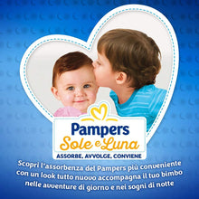 Carica l&#39;immagine nel visualizzatore di Gallery, Pampers Sole e Luna Pannolini Midi, Taglia 3 (4-9 kg), 120 Pannolini Taglia 3 (Confezione da 120)