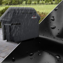 Carica l&#39;immagine nel visualizzatore di Gallery, Grillman Premium BBQ Grill, Resistente Copertura per Barbecue Weber, Brinkmann, Char Broil, ECC. Resistente agli Strappi, ai Raggi UV e all&#39;Acqua, 147 cm, Nero