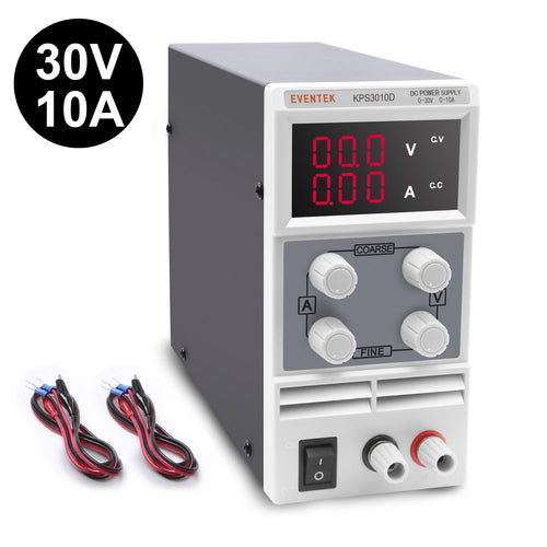 Eventek KPS3010D Alimentatore da 22.4 x 8.1 x 16.5 cm, Grigio chiaro - Ilgrandebazar