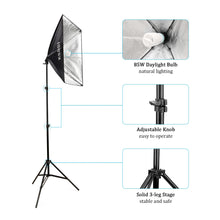 Carica l&#39;immagine nel visualizzatore di Gallery, ESDDI Softbox Set Luci Studio Fotografico Luce Continua Kit 85W 1 set - Ilgrandebazar