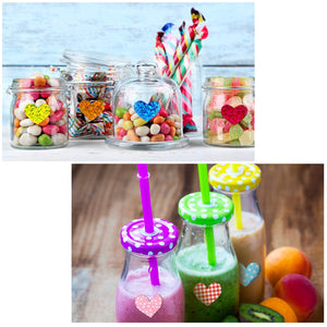 Dream Loom Adesivi Cuore,60 Fogli Colorati Amore per Colorato - Ilgrandebazar