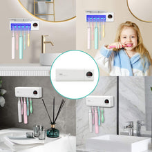 Carica l&#39;immagine nel visualizzatore di Gallery, DSHOW Spazzolino Igienizzante UV da Bagno, Montaggio a Parete Sterilizzatore, Carica 2000mAh, Funzione di Cronometraggio, Organizer per Spazzolino da Denti (Bianca)
