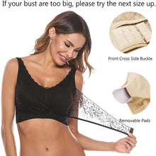 Carica l&#39;immagine nel visualizzatore di Gallery, iClosam Reggiseno Senza Ferretto, Reggiseno Bra Donna Push up con Imbottito Rimovibili M-3XL