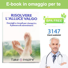 Carica l&#39;immagine nel visualizzatore di Gallery, Take Inspire Tutore Alluce Valgo 6 pezzi Correttore Separatore in Morbido Silicone Protezione Dolore Borsite Distanziatore Raddrizza Dita a Martello Piedi Protettore Supporto Uomo Donna