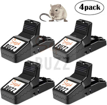 Carica l&#39;immagine nel visualizzatore di Gallery, Potenti Trappole A Scatto Per Topi 2° Generazione Rinforzata topicida Con...