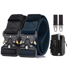 Carica l&#39;immagine nel visualizzatore di Gallery, BESTKEE Cintura Tattica da Uomo 1,5&quot; Regolabile in Nylon Stile Militare con...