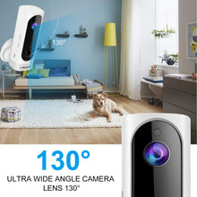 Carica l&#39;immagine nel visualizzatore di Gallery, Lemnoi Telecamera di Videosorveglianza Batteria Wifi senza Fili, Bianco - Ilgrandebazar