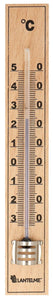 Lantelme - Termometro analogico in legno di faggio, set da 5 pezzi, Beige