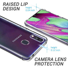 Carica l&#39;immagine nel visualizzatore di Gallery, Ferilinso Cover per Samsung Galaxy A40 Cover, A40, Trasparente
