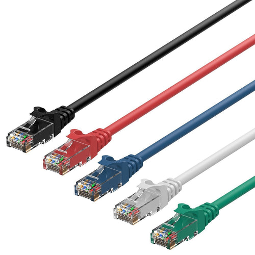 Rankie Cavo Ethernet, Rete CAT6 con Connettori RJ45, 1,5m, Pacco da 5-Colore - Ilgrandebazar