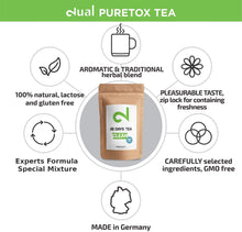 Carica l&#39;immagine nel visualizzatore di Gallery, Dual 28 Days Detox Tea - Tè Disintossicazione |Per la Perdita di Peso|Tè Dimagrante E Purificante|Tè Per La Dieta E Per La Perdita Di Grasso|Alimentare Naturale|Tè A Foglia Sfusa|Made In Germany| 85g