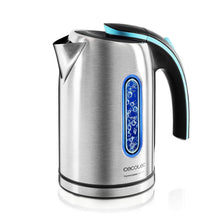 Carica l'immagine nel visualizzatore di Gallery, Cecotec ThermoSense 220 in acciaio, bollitore elettrico, senza BPA, 1630 W, base 360º, filtro anticalcare, doppio sistema di sicurezza, 1,2 litri