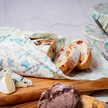 Carica l&#39;immagine nel visualizzatore di Gallery, VIVIBLU Beeswax wrap – Pellicola alimentare in cotone e cera d’api – Fogli cerati plastic-free, eco-friendly e sostenibile – Involucro Ecologico, riutilizzabile, biodegradabile – Set di 3 taglie