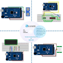 Carica l&#39;immagine nel visualizzatore di Gallery, Elegoo MEGA2560 R3 Lo Starter Kit più Completo con Tutorial Italiano Compatibile con i Progetti IDE di Arduino