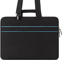 Carica l&#39;immagine nel visualizzatore di Gallery, DOMISO 15.6 Pollici Borsa a Tracolla per Laptop Impermeabile Cartella Borsa Porta PC con Manico per 15.6&quot; Lenovo Yoga Chromebook/ThinkPad T580/Asus ROG Zephyrus GX501/HP Pavilion 15/Acer Swift 3,Nero 15.6 Pollici Nero