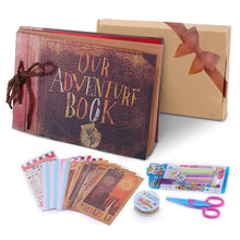 Carica l&#39;immagine nel visualizzatore di Gallery, POOTACK Album Fotografico Fai da Te, Our Adventure Book Scrapbook Marrone - Ilgrandebazar