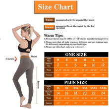 Carica l'immagine nel visualizzatore di Gallery, SINOPHANT - Leggings sportivi da donna con vita alta, elasticizzati, opachi, con controllo pancia, grandi dimensioni, per allenamento, ginnastica, yoga
