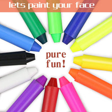 Carica l&#39;immagine nel visualizzatore di Gallery, Buluri Face Paint per Bambini, 12 Pennarelli Colorare La Faccia Body... - Ilgrandebazar