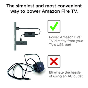 Mission Cables MC45 Cavo di Alimentazione USB per Fire TV - Ilgrandebazar
