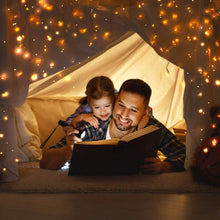 Carica l'immagine nel visualizzatore di Gallery, Catene Luminose 12m, OMERIL Luci Stringa 120 LEDs Illuminazione Giardino con Interruttori, Impermeabile Catena di Luci per Interni e Esterni, Casa, Feste, Matrimonio, DIY, Natale (Bianco Caldo)