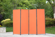 Carica l&#39;immagine nel visualizzatore di Gallery, Angel Living Paravento Pieghevole di Design 4 pezzi 225x165 cm, Terracotta - Ilgrandebazar
