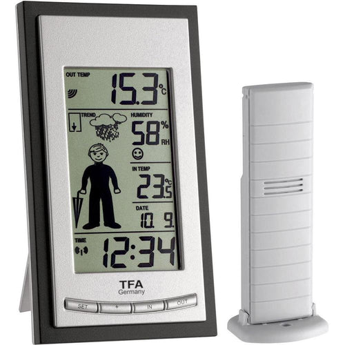 TFA 35.1084 Stazione meteorologica Wireless nero - Ilgrandebazar