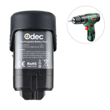 Carica l&#39;immagine nel visualizzatore di Gallery, Odec Batteria di Ricambio 10,8V 2000mAh per Bosch BAT411, BAT411A, BAT412,... - Ilgrandebazar