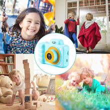 Carica l'immagine nel visualizzatore di Gallery, Qoosea Fotocamera Bambini, Digitale Selfie Macchina Fotografica, Portatile Mini Ricaricabile Digitale per Bambini Videocamera Regali per Ragazze Ragazzi da 3-8 Anni, LCD da 2.4" HD con Scheda SD 32 GB