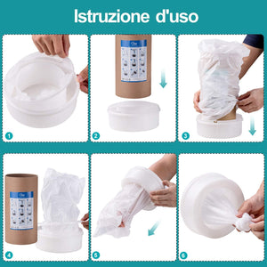 Ricarica mangiapannolini con trattamento antiodore EVOH compatibile ricariche Sangenic Tommee Tippee & Sangenic Tec, Twist and Click | Litter Locker II CONFEZIONE DA 200m + 50m GRATIS