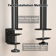 Carica l'immagine nel visualizzatore di Gallery, BONTEC Braccio Monitor Singolo per Schermo LED LCD da 13 a 32 Pollici, Ergonomica Inclinazione e Rotazione Braccio Monitor Scrivania con Morsetto, Dimensioni VESA: 75x75-100x100 mm