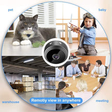 Carica l'immagine nel visualizzatore di Gallery, Registratore di telecamere di sorveglianza remota hot link 1080p HD, mini telecamera nascosta spia con visione notturna e visione remota, sicurezza domestica nascosta WiFi wireless