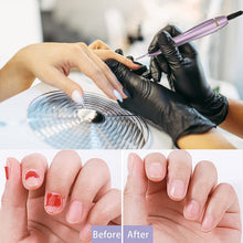 Carica l'immagine nel visualizzatore di Gallery, Mosen Fresa per Unghie, 11 in 1 Elettrica Lima per Unghie Kit Professionale per Rimozione Smalti e Gel Velocità Regolabile, Trapano Portatile per Manicure e Pedicure (56 Cilindri abrasive, Viola)
