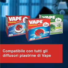 Carica l'immagine nel visualizzatore di Gallery, Vape Piastrine Antiodore Protezione Zanzare con Neutralizzatore Odori di Umidità  e Chiuso, Confezione da 30 Pezzi