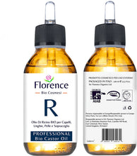 Carica l'immagine nel visualizzatore di Gallery, Olio di Ricino 100ml. Biologico,Vegano, Puro e Pressato a Freddo. Bottiglia in vetro+Pennello. Stimola la Crescita dei Capelli, Ciglia e Sopracciglia. Rinforza le unghie. Ottimo rimedio per la pelle