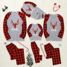 Carica l'immagine nel visualizzatore di Gallery, SANMIO Pigiama Famiglia, Due Pezzi Stampati Top + Pantaloni Set di Natale Famiglia Coordinati per papà Mamma Ragazzo Ragazza Bebè