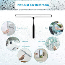 Carica l'immagine nel visualizzatore di Gallery, Veramz Tergivetro per Doccia, Lavavetri Doccia, Lavavetri per Cabina Doccia, con 2 Strisce di Silicone, per Parete, Bagno, Cabina Doccia, Auto e Finestre