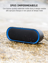 Carica l'immagine nel visualizzatore di Gallery, Cassa Bluetooth,24 Ore Altoparlante Bluetooth , 10W Bluetooth 5.0 Speaker Portatile Batteria Forte,IPX5,Vivavoce,Supporto TF Carda e 3.5mm Audio