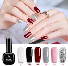 Carica l&#39;immagine nel visualizzatore di Gallery, Smalti per Unghie Set(8pzs), Gel Unghie, Gel Colorati per Unghie UV, Kit Semipermanente Unghie, Smalto Semipermanente per Unghie con Base Coat Top Coat per UV LED Set Manicure, 6.5ml BP002…