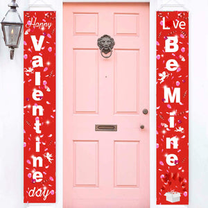Sayala Decorazioni San Valentino,Banner di Valentino,Bandiera valentines