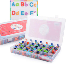 Carica l'immagine nel visualizzatore di Gallery, Herefun Lettere e Numeri per Bambini, 212Pcs Kit di Lettere, Gioco di Apprendimento Alfabeto Giocattoli Educativi per Bambini, Lettere in Schiuma per Bambini