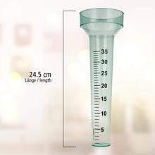 Carica l&#39;immagine nel visualizzatore di Gallery, Lantelme, set di 2 pluviometri con paletto in plastica e vetro, colore: verde - Ilgrandebazar