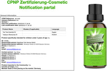 Carica l&#39;immagine nel visualizzatore di Gallery, Tea Tree Oil Puro 100% Olio Essenziale di Albero del Tè Naturale - Olio Essenziale Tea Tree Olio di Acne - Anti Acne e Brufoli Trattamento per Pelli Impure, per Aromaterapia Diffusore - 30ml